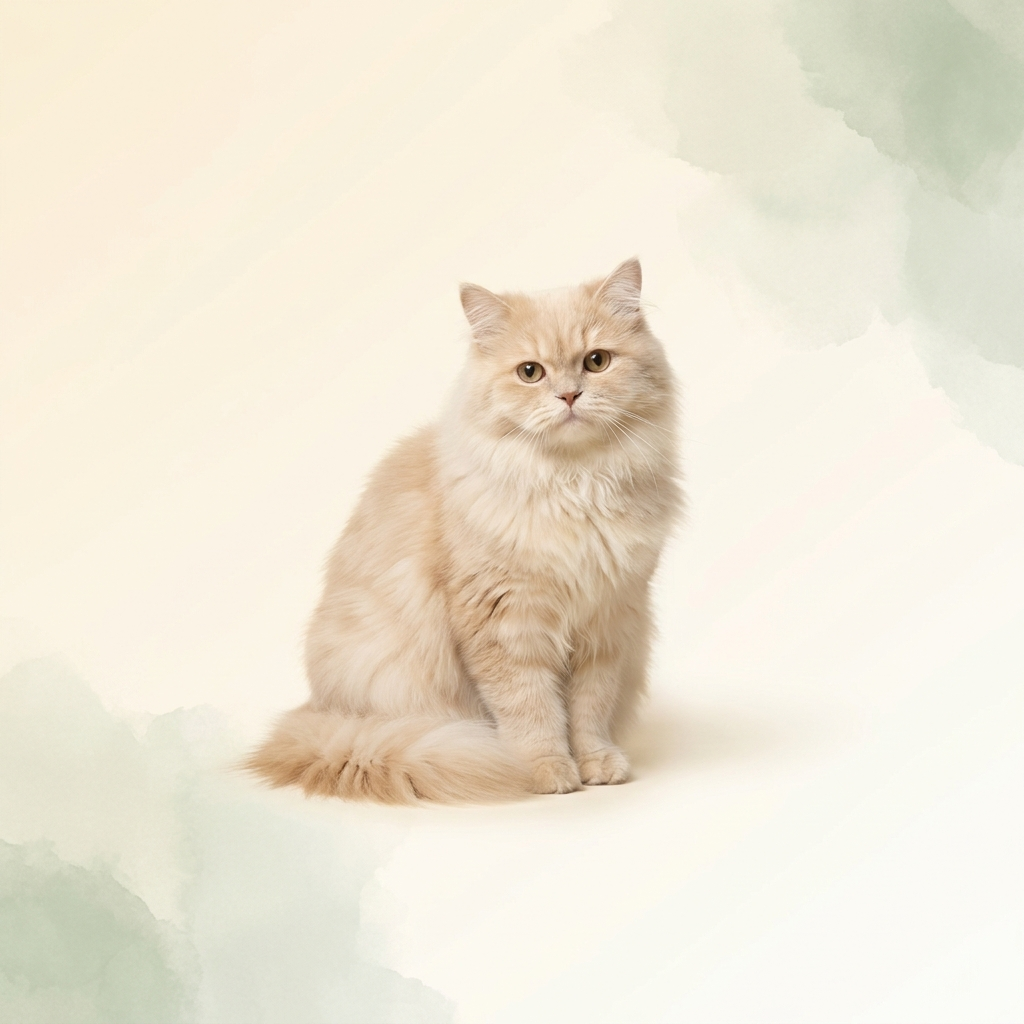Elegant cat sitting in a bright studio – Petifo For Cats