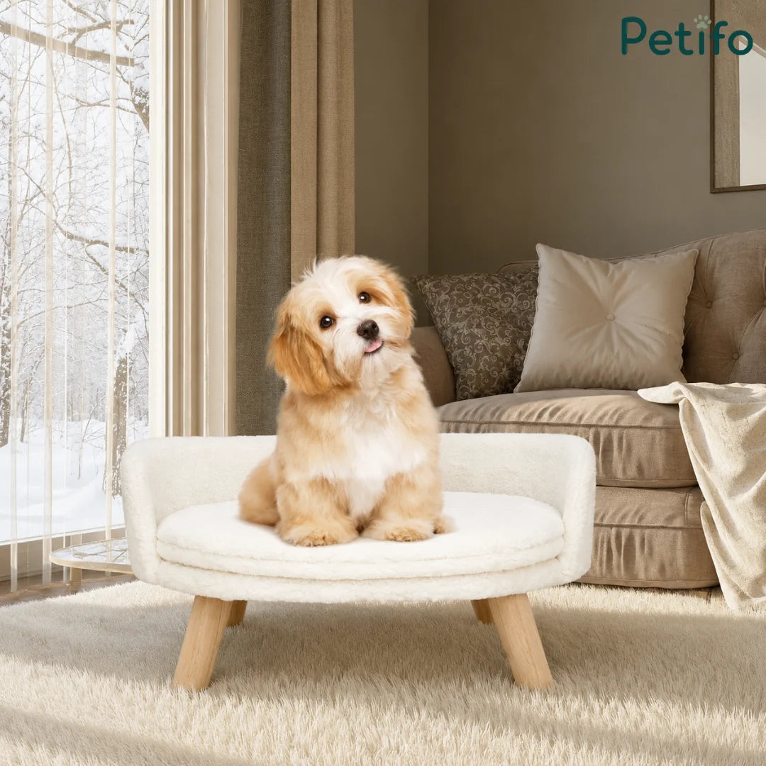 Round Pet Bed on Legs - Petifo