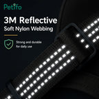 The ProSafe dog harness is made from strong, durable soft nylon with integrated 3M reflective material for daily use.