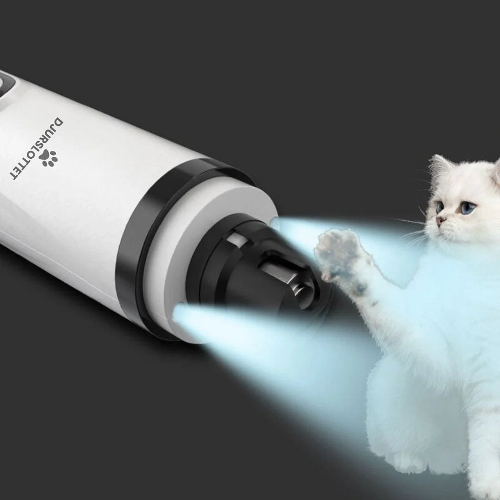 LED Electric Nail Grinder for Pets avoid stressful nail trims with our LED electric nail grinder - Petifo