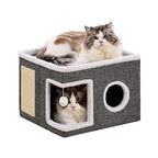 Lunatto Cat Den with scratching board - Petifo