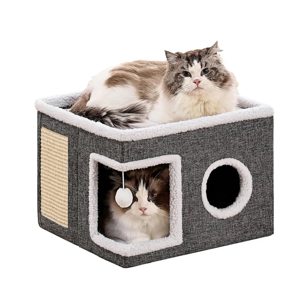 Lunatto Cat Den with scratching board - Petifo