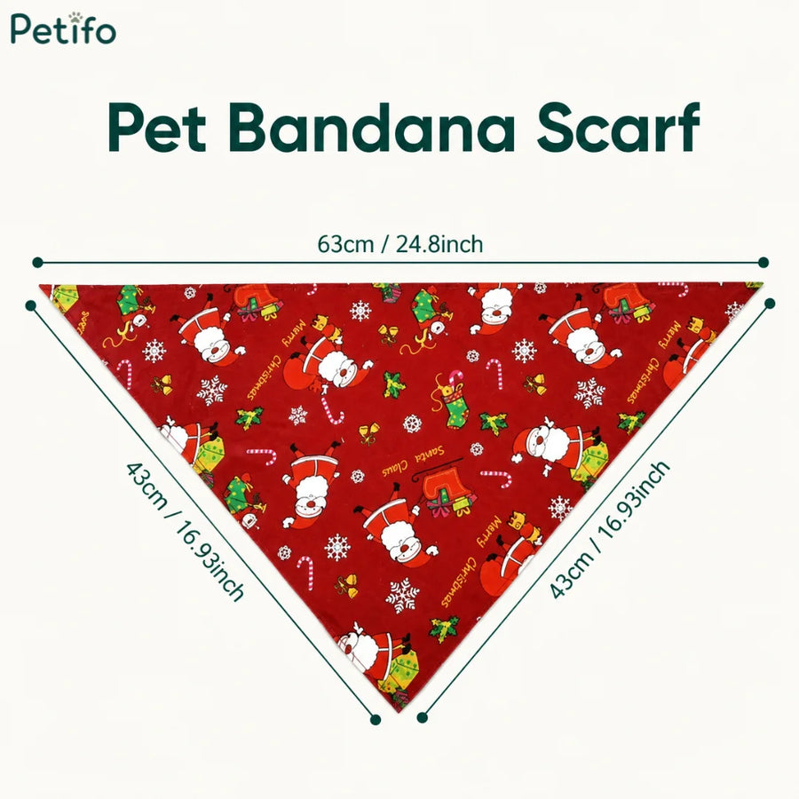 Świąteczna bandana dla psów - przewodnik po pomiarach