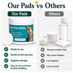 Premium ready-to-use wipes versus messy, multi-step solutions.