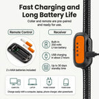 Operates on two AAA batteries, which are included.