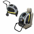 Bingopaws Foldable Pet Stroller - Pet Stroller with Car Mount -