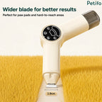 Precision 1.9 cm wide blade pet hair trimmer designed specifically for trimming paw pads and hard-to-reach areas.