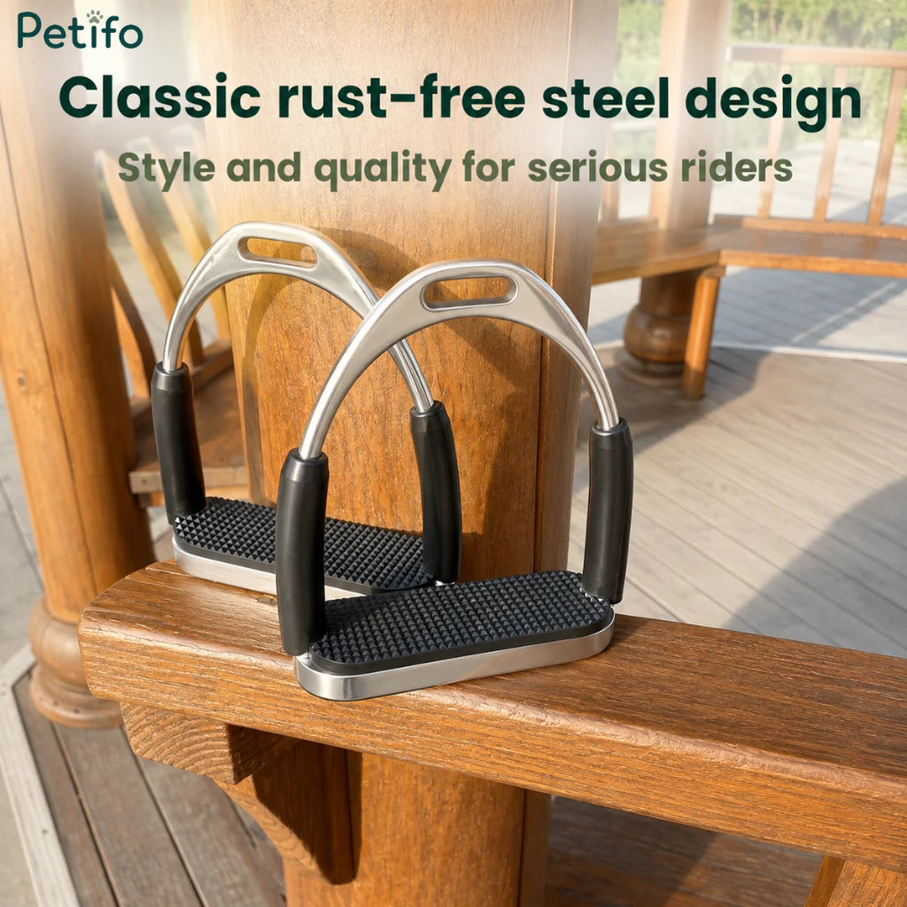 Classic rust-free steel design built with style and quality for serious riders.