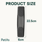 Based on the provided product size image, here are the dimensions of the Petifo grooming tool Length: 22.5 cmWidth: 6 cm