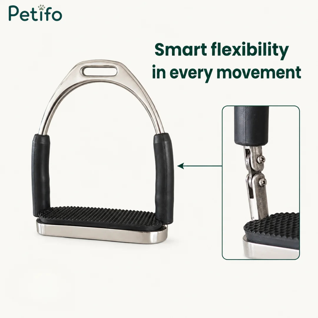 Smart flexibility in every movement, highlighting the close-up of the articulated flexible hinge mechanism.