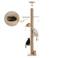 Floor-to-ceiling cat tree with adjustable height - Petifo