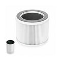 Chuboor air purifier unit shown alongside a single replacement HEPA filter cartridge.