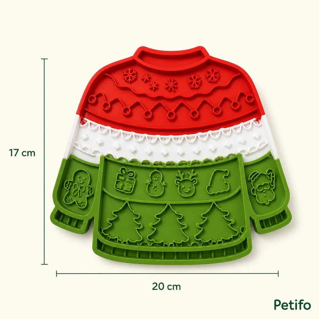 Wymiary maty MerryLick: 20 × 17 cm – Petifo