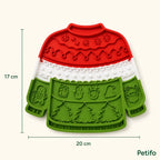 Wymiary maty MerryLick: 20 × 17 cm – Petifo